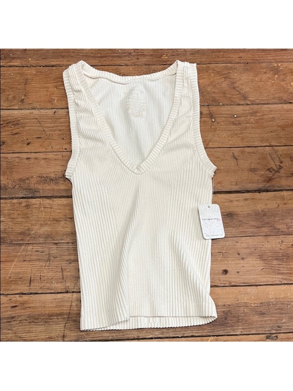 Free People Clean Slate Ribbed Tank Top - Picture 2 of 7